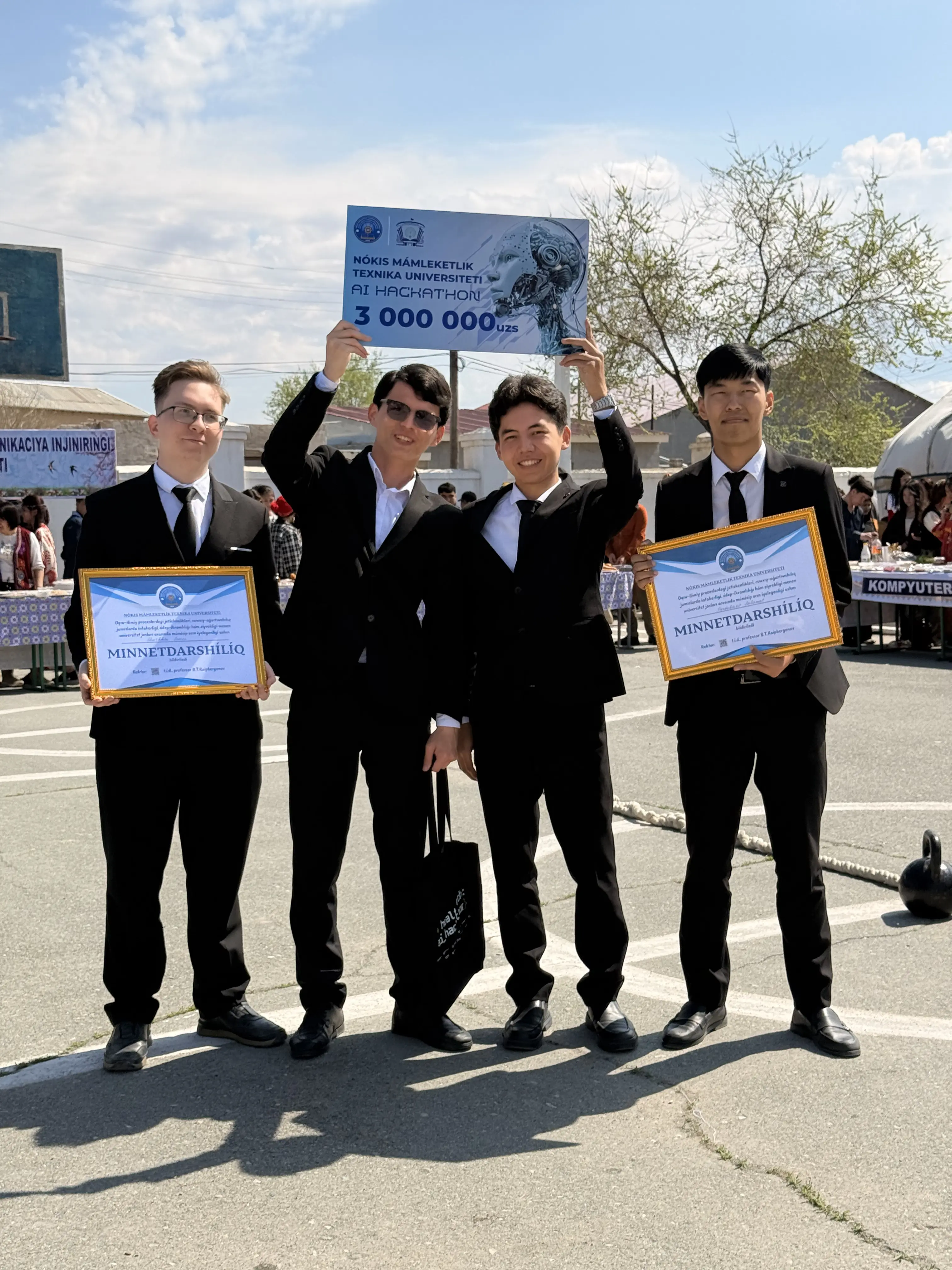 Team "Fundev" Secures 1st Place at NSTU Hackathon with Innovative Cybersecurity Mobile App "GuarDy"